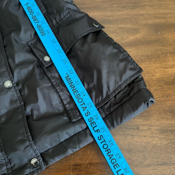 Banana Republic Women’s Small Black Jacket Coat Long Grunge Preppy - Picture 7 of 7